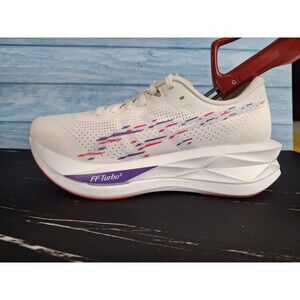 ASICS Sonicblast FF Turbo Running Shoes Cream White Purple Red Womens Sz 9